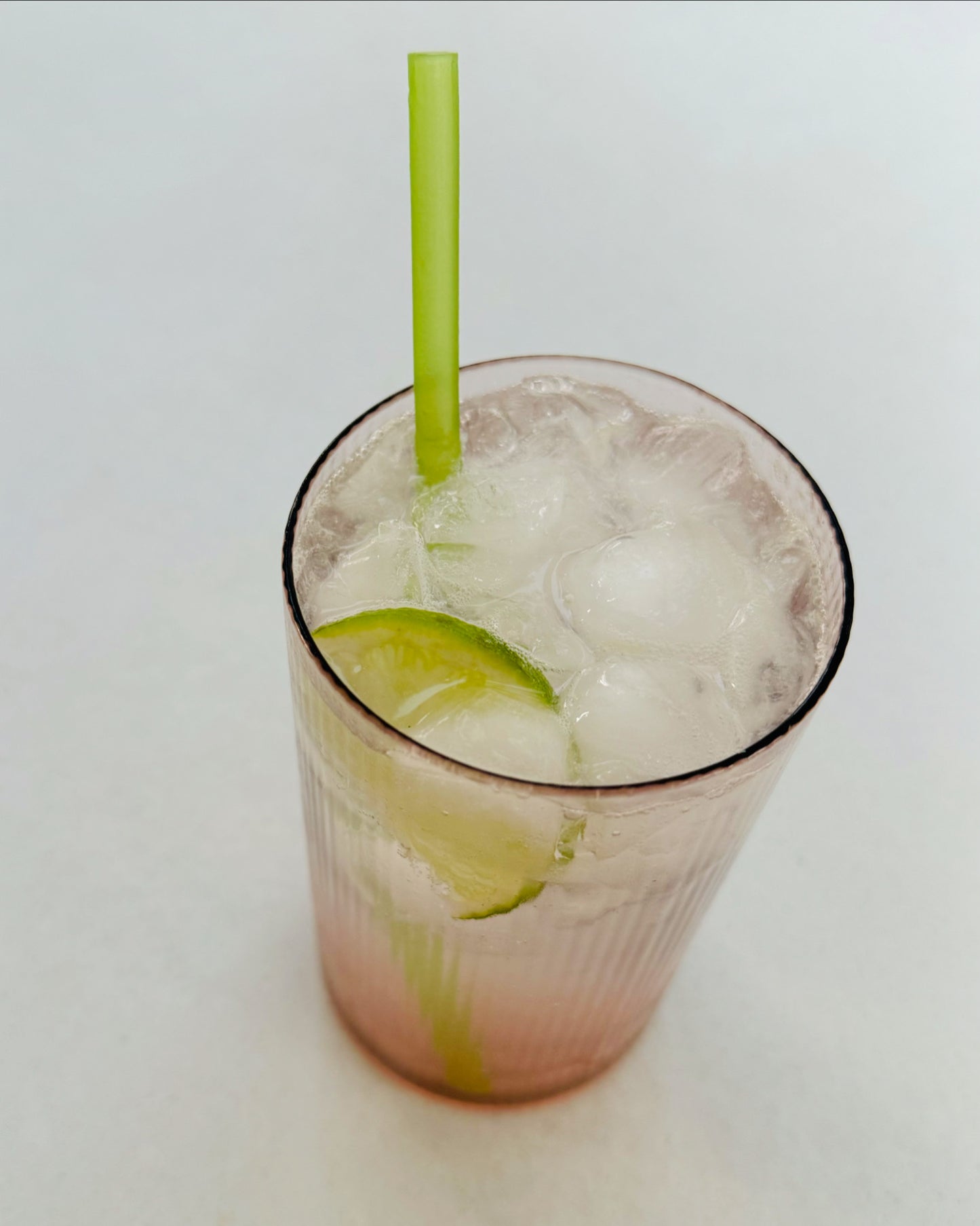 Natural Rice Pasta Straws DRINKING - Green BULK 100 PACK 6mm x 200mm